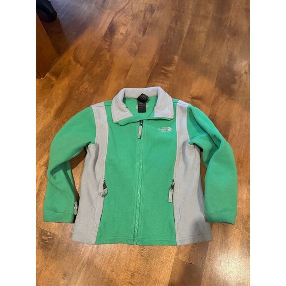 Girls The North Face fleece zipper jacket size small - Picture 1 of 5